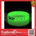 Hot sale popular reflective silicone wristband